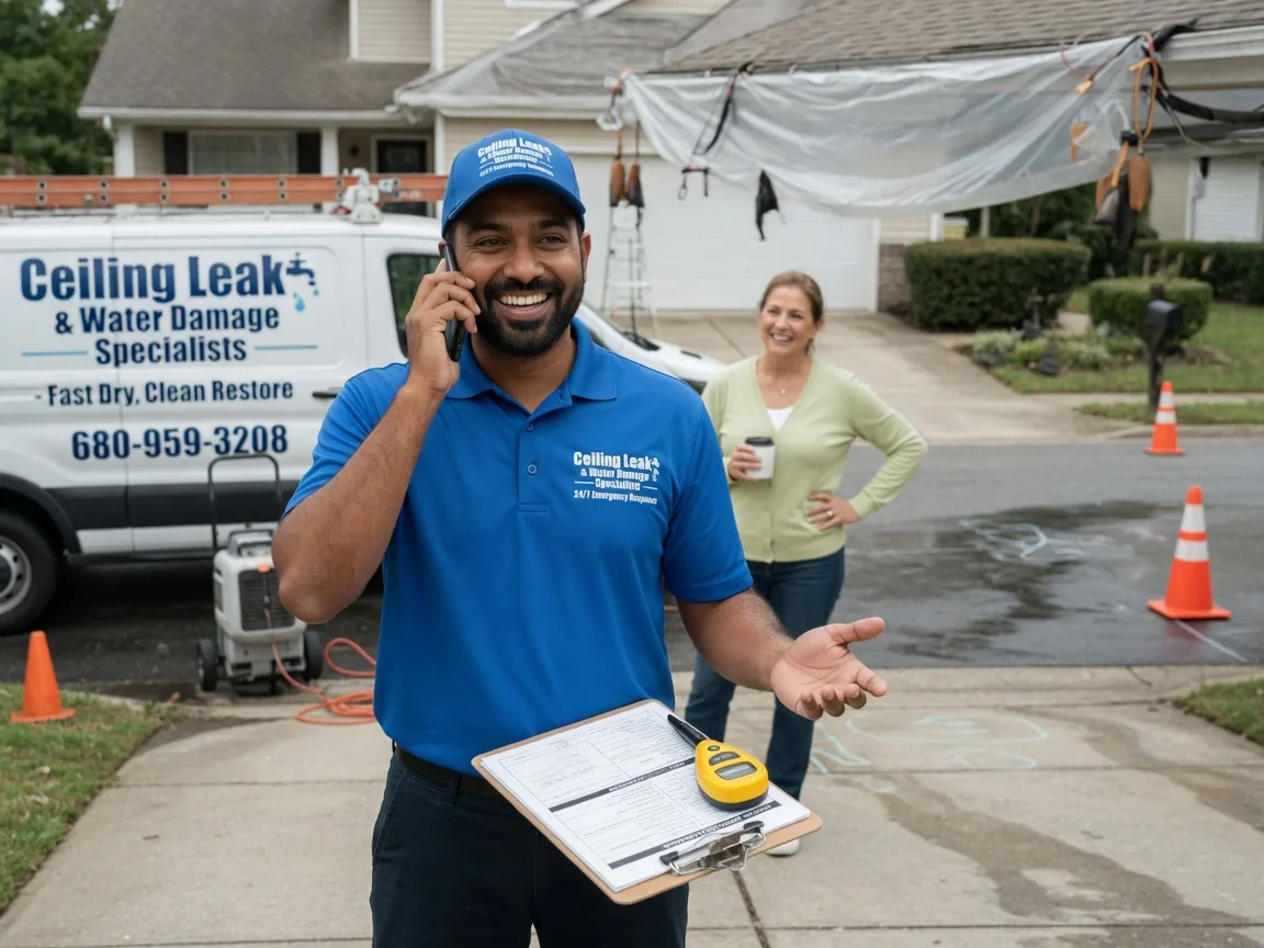 Ceiling Leak Cleanup Neal, KS FAQs